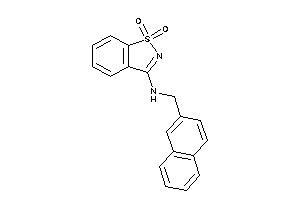 (1,1-diketo-1,2-benzothiazol-3-yl)-(2-naphthylmethyl)amine