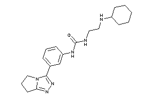 1-[2-(cyclohexylamino)ethyl]-3-[3-(6,7-dihydro-5H-pyrrolo[2,1-c][1,2,4]triazol-3-yl)phenyl]urea