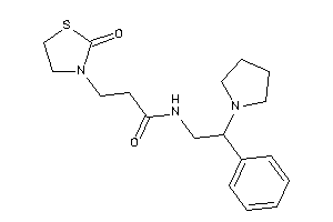 3-(2-ketothiazolidin-3-yl)-N-(2-phenyl-2-pyrrolidino-ethyl)propionamide