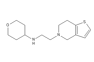 2-(6,7-dihydro-4H-thieno[3,2-c]pyridin-5-yl)ethyl-tetrahydropyran-4-yl-amine