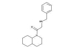 1-(3,4,4a,5,6,7,8,8a-octahydro-2H-quinolin-1-yl)-2-(benzylamino)ethanone