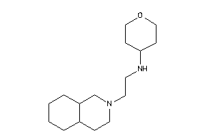 2-(3,4,4a,5,6,7,8,8a-octahydro-1H-isoquinolin-2-yl)ethyl-tetrahydropyran-4-yl-amine