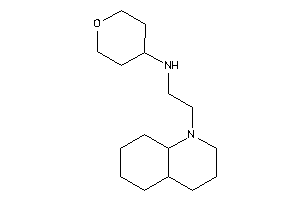 2-(3,4,4a,5,6,7,8,8a-octahydro-2H-quinolin-1-yl)ethyl-tetrahydropyran-4-yl-amine