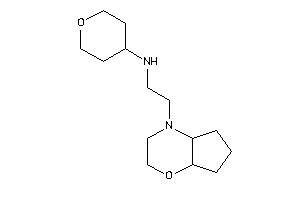 2-(3,4a,5,6,7,7a-hexahydro-2H-cyclopenta[b][1,4]oxazin-4-yl)ethyl-tetrahydropyran-4-yl-amine