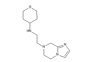 2-(6,8-dihydro-5H-imidazo[1,2-a]pyrazin-7-yl)ethyl-tetrahydropyran-4-yl-amine