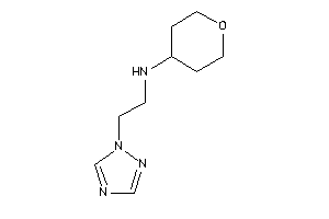 Tetrahydropyran-4-yl-[2-(1,2,4-triazol-1-yl)ethyl]amine