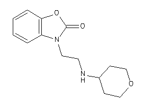 3-[2-(tetrahydropyran-4-ylamino)ethyl]-1,3-benzoxazol-2-one