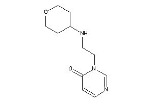 3-[2-(tetrahydropyran-4-ylamino)ethyl]pyrimidin-4-one