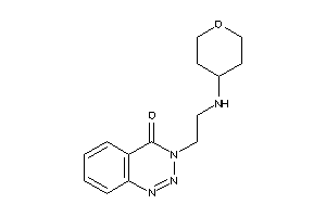 3-[2-(tetrahydropyran-4-ylamino)ethyl]-1,2,3-benzotriazin-4-one