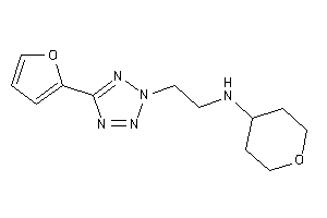 2-[5-(2-furyl)tetrazol-2-yl]ethyl-tetrahydropyran-4-yl-amine