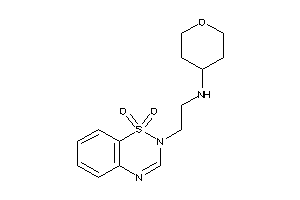 2-(1,1-diketobenzo[e][1,2,4]thiadiazin-2-yl)ethyl-tetrahydropyran-4-yl-amine