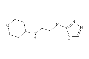 Tetrahydropyran-4-yl-[2-(4H-1,2,4-triazol-3-ylthio)ethyl]amine