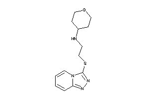 Tetrahydropyran-4-yl-[2-([1,2,4]triazolo[4,3-a]pyridin-3-ylthio)ethyl]amine