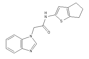 2-(benzimidazol-1-yl)-N-(5,6-dihydro-4H-cyclopenta[b]thiophen-2-yl)acetamide