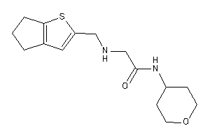 2-(5,6-dihydro-4H-cyclopenta[b]thiophen-2-ylmethylamino)-N-tetrahydropyran-4-yl-acetamide