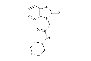 2-(2-keto-1,3-benzoxazol-3-yl)-N-tetrahydropyran-4-yl-acetamide