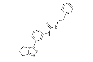 1-[3-(6,7-dihydro-5H-pyrrolo[2,1-c][1,2,4]triazol-3-yl)phenyl]-3-phenethyl-urea