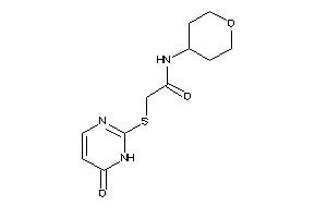 2-[(6-keto-1H-pyrimidin-2-yl)thio]-N-tetrahydropyran-4-yl-acetamide