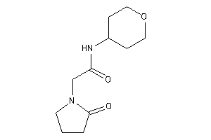 2-(2-ketopyrrolidino)-N-tetrahydropyran-4-yl-acetamide