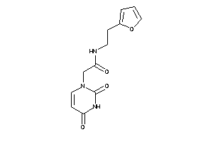 2-(2,4-diketopyrimidin-1-yl)-N-[2-(2-furyl)ethyl]acetamide