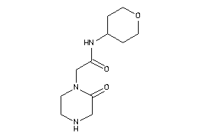 2-(2-ketopiperazino)-N-tetrahydropyran-4-yl-acetamide