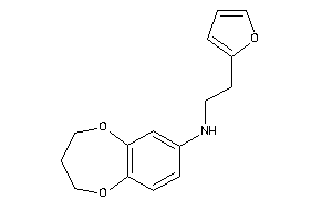 3,4-dihydro-2H-1,5-benzodioxepin-7-yl-[2-(2-furyl)ethyl]amine