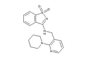 (1,1-diketo-1,2-benzothiazol-3-yl)-[(2-piperidino-3-pyridyl)methyl]amine