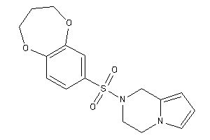 2-(3,4-dihydro-2H-1,5-benzodioxepin-7-ylsulfonyl)-3,4-dihydro-1H-pyrrolo[1,2-a]pyrazine