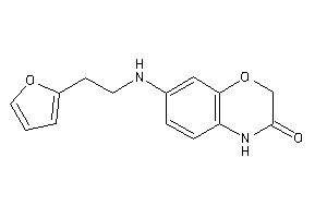 7-[2-(2-furyl)ethylamino]-4H-1,4-benzoxazin-3-one