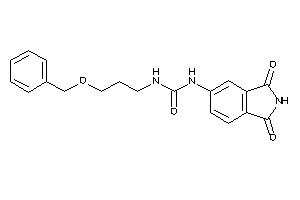 1-(3-benzoxypropyl)-3-(1,3-diketoisoindolin-5-yl)urea