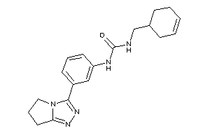 1-(cyclohex-3-en-1-ylmethyl)-3-[3-(6,7-dihydro-5H-pyrrolo[2,1-c][1,2,4]triazol-3-yl)phenyl]urea