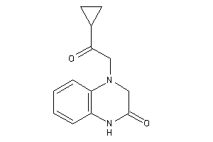 Image of 4-(2-cyclopropyl-2-keto-ethyl)-1,3-dihydroquinoxalin-2-one