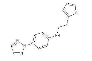 2-(2-furyl)ethyl-[4-(triazol-2-yl)phenyl]amine