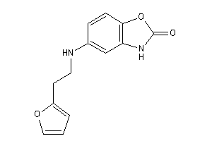 5-[2-(2-furyl)ethylamino]-3H-1,3-benzoxazol-2-one