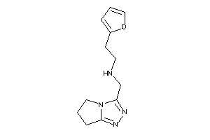 6,7-dihydro-5H-pyrrolo[2,1-c][1,2,4]triazol-3-ylmethyl-[2-(2-furyl)ethyl]amine