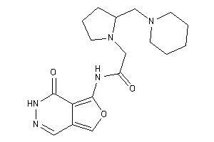 N-(4-keto-3H-furo[3,4-d]pyridazin-5-yl)-2-[2-(piperidinomethyl)pyrrolidino]acetamide