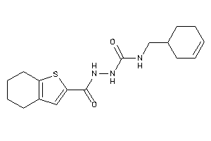 1-(cyclohex-3-en-1-ylmethyl)-3-(4,5,6,7-tetrahydrobenzothiophene-2-carbonylamino)urea