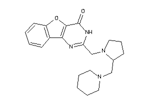 2-[[2-(piperidinomethyl)pyrrolidino]methyl]-3H-benzofuro[3,2-d]pyrimidin-4-one