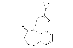 Image of 1-(2-cyclopropyl-2-keto-ethyl)-4,5-dihydro-3H-1-benzazepin-2-one
