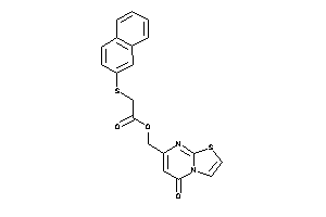 Image of 2-(2-naphthylthio)acetic Acid (5-ketothiazolo[3,2-a]pyrimidin-7-yl)methyl Ester