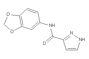 N-(1,3-benzodioxol-5-yl)-1H-pyrazole-3-carboxamide