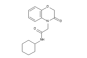 Image of N-cyclohexyl-2-(3-keto-1,4-benzoxazin-4-yl)acetamide