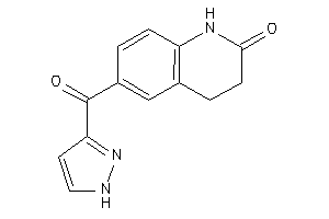 6-(1H-pyrazole-3-carbonyl)-3,4-dihydrocarbostyril