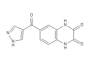 6-(1H-pyrazole-4-carbonyl)-1,4-dihydroquinoxaline-2,3-quinone