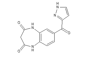 Image of 8-(1H-pyrazole-3-carbonyl)-1,5-dihydro-1,5-benzodiazepine-2,4-quinone