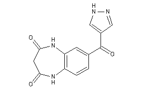 Image of 8-(1H-pyrazole-4-carbonyl)-1,5-dihydro-1,5-benzodiazepine-2,4-quinone