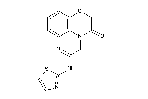 2-(3-keto-1,4-benzoxazin-4-yl)-N-thiazol-2-yl-acetamide