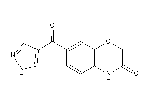 7-(1H-pyrazole-4-carbonyl)-4H-1,4-benzoxazin-3-one