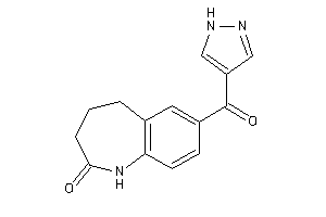 Image of 7-(1H-pyrazole-4-carbonyl)-1,3,4,5-tetrahydro-1-benzazepin-2-one