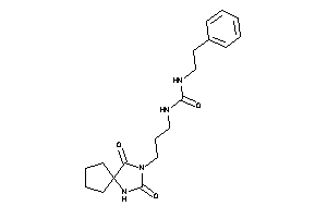 Image of 1-[3-(2,4-diketo-1,3-diazaspiro[4.4]nonan-3-yl)propyl]-3-phenethyl-urea